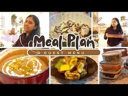 Meal Planning for Guest Menu - Planning - Groceries - Cooking and Veg Meal Prep