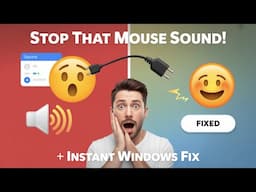 Fix That Annoying Sound When You Plug in Your Mouse! (Windows 11/10)