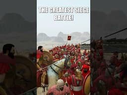 The Greatest Spartan Siege Battle In Bannerlord!
