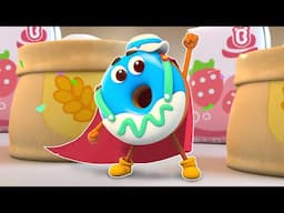 I'm Super Donny | Yummy Foods Family | Kids Cartoon | BabyBus TV