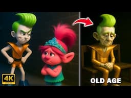 10+ Minute TROLLS:  Poppy and Veneer Have Opposite Lives!!! Growing Up Full