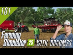 FARMING SIMULATOR 25 - Ep.101:  Mowing Grass & Making Bales!!!!!  #fs25