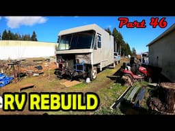 RV REBUILD (Part 46) Oil Cooler Mount, Starter Motor Heat Shield