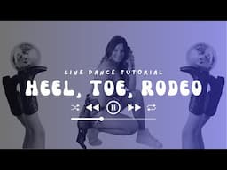 Learn "Heel, Toe, Rodeo" in 3 Minutes [Cowboy Up Kaylee Bell] Line Dance Tutorial