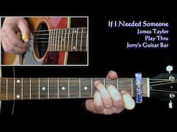 James Taylor If I Needed Someone (Beatles Cover) | Guitar Play Through
