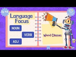 Ep48 - Word Classes | Language Focus for Kindergarten | EYFS