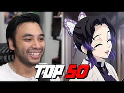 Gigguk REACTS to Japan's Top 50 Anime of ALL TIME