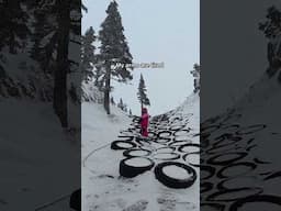 Skiing on Tires With My Daughter #skiing #adventure #dadlife