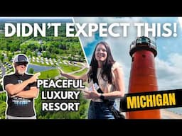 Most Peaceful Luxury RV Camping EVER! An EXCEPTIONAL Place To RV In Michigan