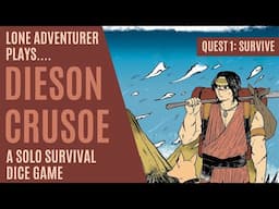 Dieson Crusoe | A solo island survival dice game - Quest 1