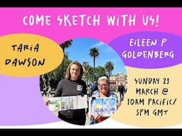 Sketch-Along - Eileen P Goldenberg x Taria LIVE