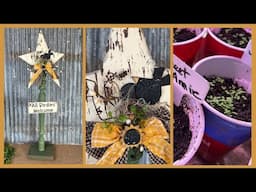 Cute Spindle Birdhouse ~ Sweet Annie Update