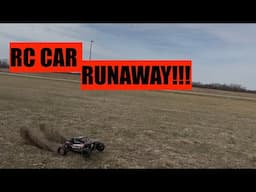 OUT OF CONTROL RC CAR!!! BIG BORE VESLA RUNAWAY!!!
