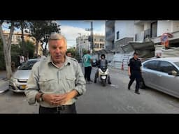 LIVE: From the Scene of an Iranian Missile Strike that Hit a Residential Area, Killing Residents