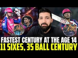 Suryavanshi 14 years old make 35 ball 100 & shatters records and keeps RR alive