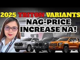 PRICE INCREASE PARA SA #TRITON NGAYONG TAON!