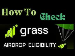 How to check grass airdrop wallet eligibility / Grass airdrop eligibility #grass #aidrop #idrisstech