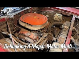 How Can We Tell This Motor Is A True V Code 1970 Sport Fury GT Engine? It’s Not Easy!