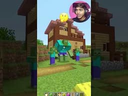 Using Time Stop to Help a Laggy Village Emoji Reaction #shorts #meme #minecraft