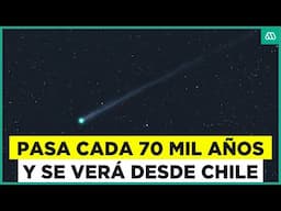 Una vez cada 70 mil años: Así puedes apreciar el cometa SWAN25F que será visible desde Chile