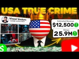$15K/Month : Netflix-Style True Crime Stories USA Channel : AI Automated!