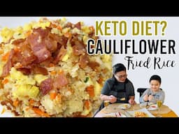 7 min Cauliflower Fried Rice Recipe | Keto Diet | No Rice Diet | Low Carb Diet
