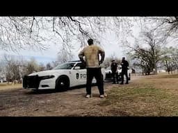 I was Parked in a Disc Golf Course Throwing Lane -Tuttle, Oklahoma