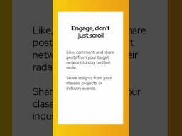 Can’t network IRL? Here’s your LinkedIn game plan to network online like a pro! #LinkedInHacks