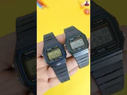Casio F91w Green Vs Balck 🔥 Best Casio Ever ❤️ #Casio #F91w #Casiof91w #shorts