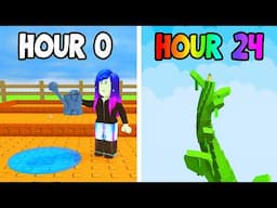 24 Hours NOOB to PRO to FIND THE TRUTH in Roblox Grow A Garden!