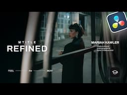 Elevate your edits with mTitle Refined for DaVinci Resolve — Overview — MotionVFX