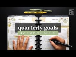 GOAL SETTING 2025 :: Q2 Quarterly Goals & April Monthly Goals Setup for Productivity and Success