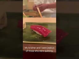 Sukiyabashi Jiro at Roppongi Hills, says his second son. #japanvlog #japanfoodvlog