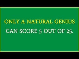 ONLY A NATURAL GENIUS CAN SCORE 5 OUT OF 25 IN THIS QUIZ. #englishquiz #english  #grammartest