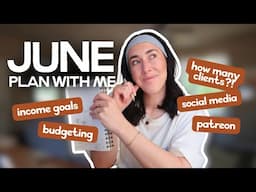 Day in the Life of a $100K Graphic Designer (June Plan With Me)