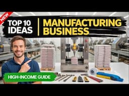 Top 10 High-Income Manufacturing Business Ideas - Start Your Own Mini Factory