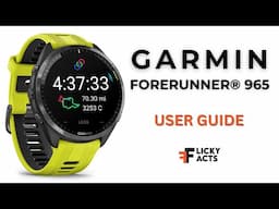 GARMIN Forerunner 965 Features & User Guide | How to Setup and Use