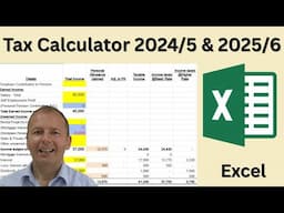 Excel Income Tax Calculator 25/26 - tax planning simplified
