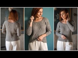 Easy, Step-by-Step: How to Knit the Cable Stitches for the Sophisticated Xami Sweater!