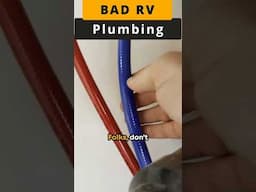 Sneaky RV Bad Plumbing!