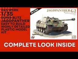 DAS WERK 1/35 JAGDPANTHER SUPER BLITZ Highly Detailed Easy to Build Kit. NEW RELEASE