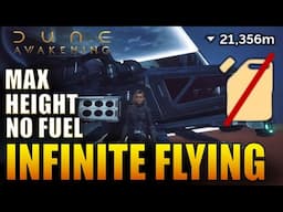 Dune Awakening - Players getting HUGE Advantage with this Endgame Flying Trick (max height, no fuel)