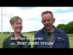 Bezoek aan Boer Jan en  Dorien van Boer zoekt Vrouw in Meedhuizen.  4K.
