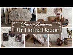 DIY Dark Academia & Moody Home Decor