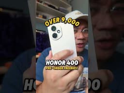 The pre-order freebies are so good for the HONOR 400!