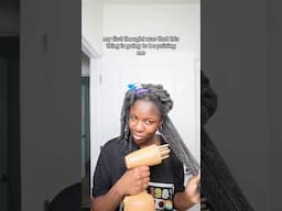Testing out a new steamer on my low-porosity hair! Is it worth the price???  #4chair #hairgrowth