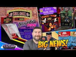 AtGames 4K Pinball Pack Updates & New Wave Toys Skeeball Pre-Order!