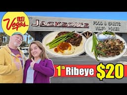 Best Steak Deal in Vegas! 1lb Ribeye Dinner For Only $20