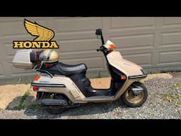 First ride on my 1985 Honda Elite Scooter 250 #honda