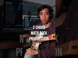 The Best TWO Chord Math Rock Progression? #mathrock #midwestemo #guitarlesson #chords #guitarchords